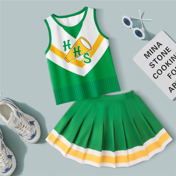 Stranger Things 4 Girl klänning Summer Princess Party Dress Set - on stock 110cm