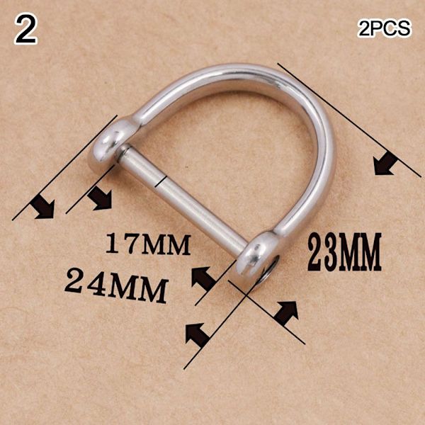 pc solid carabiner D rosettes - varastossa 2