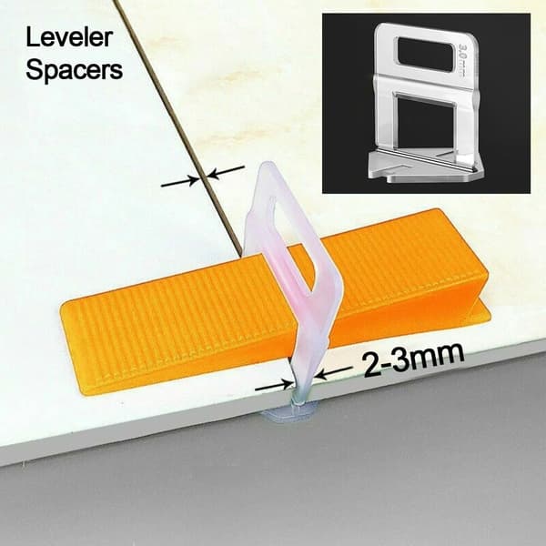 100 kpl / setti Litteät kiilavälikkeet 2MM - varastossa 2mm