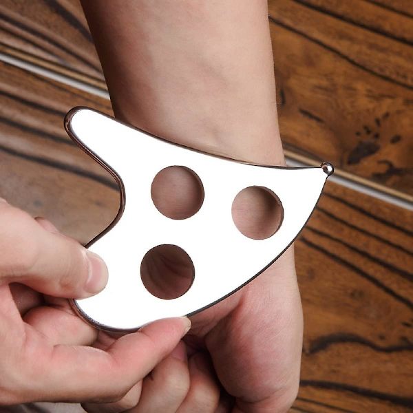 Gua Sha massageverktyg i rostfritt stål - on stock
