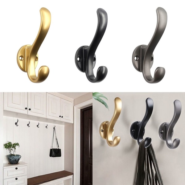 Klädkrokar Väggkrok GRÅ - on stock Gray
