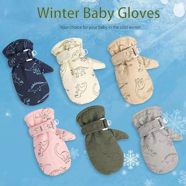 Barnhandskar Skidåkning Snöhandskar GRÅ - on stock grey L