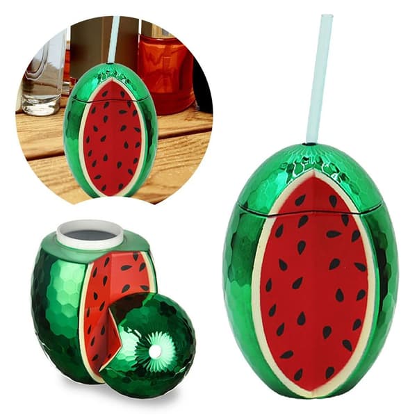 Vattenmelon Plastkopp Halmkopp 1 st 1 PC - on stock 1 PC