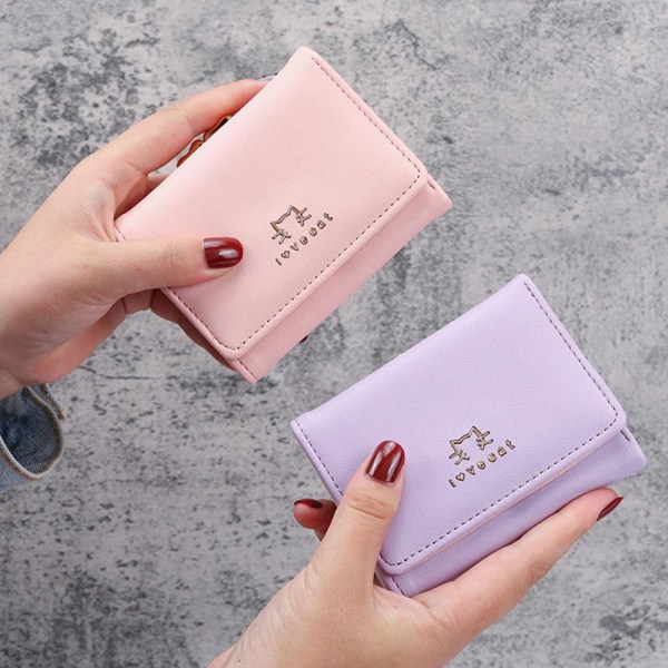 Korta plånböcker Pengaväska ROSA - on stock pink