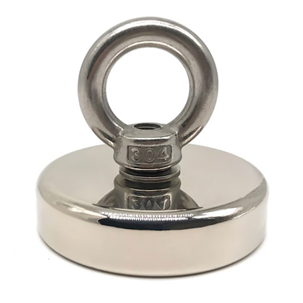 Magnetisk krok Stark absorptionsmagnet för fiskelyft - on stock suction 61kg