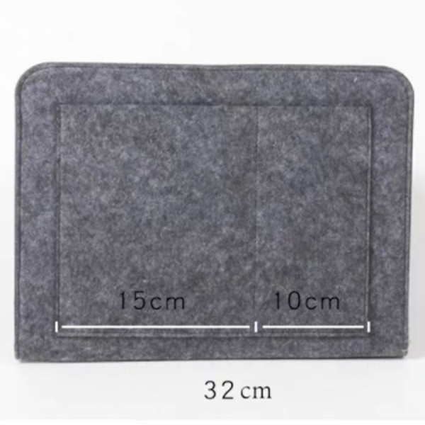 Sängväska fjärrkontroll surfplatta lagring artefakt sovrum soffa förvaringsväska - spot försäljning Light Grey