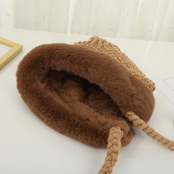 Cute Beanie Hat Crochet Cap KHAKI - varastossa