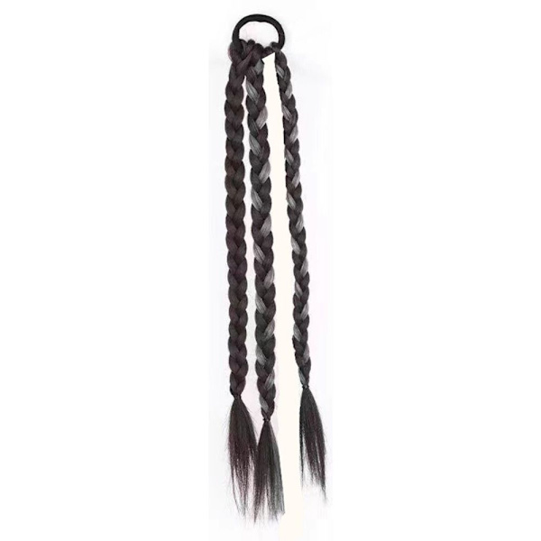 Long Boxer Braids Hair Ponytail - spot-ale G