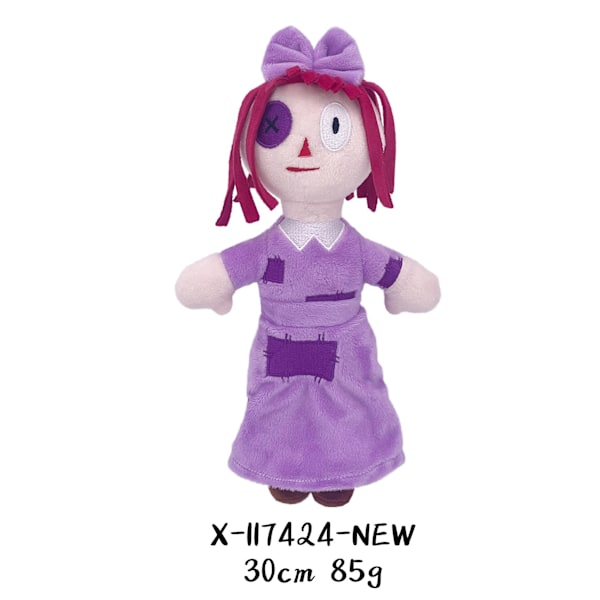 Magiska Digitala Cirkusen Animation Clown Kanin Plyschdocka Barnpresent Gul Clown Yellow Clown