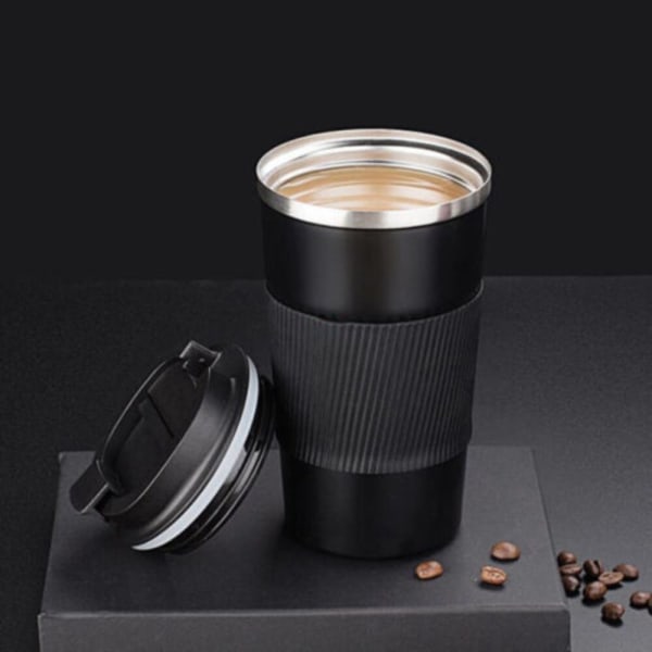 Kaffemugg Vakuumkolv SVART 380ML - stock Black 380ML-380ML