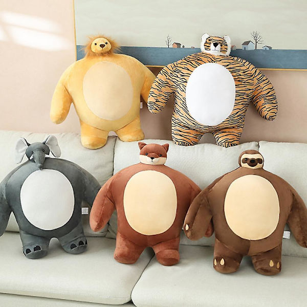 Elefant plysch kudde fylld plysch Mjuk Söt elefant plysch kastkudde Leksak Gosedjur Födelsedag påsk plysch kudde Mjuk present - spot sales