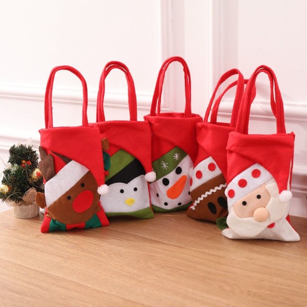 Presentpåsar Jul PEPPARKAKSMAN - on stock