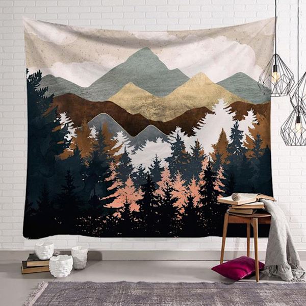 Alpin himmel landskap Ukiyo gobeläng konstnär heminredning - high quality L 200*150CM