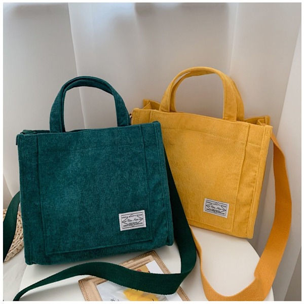 Dragkedja Axelväska Messenger Bags GRÖN - high quality green