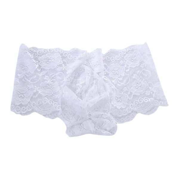 än Spetstrosa G-String Trosor Bikini Underkläder - stock white M