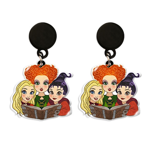 Hocus Pocus Witches Fabulous Drop Dingle Korvakorut Halloween - spot-ale G