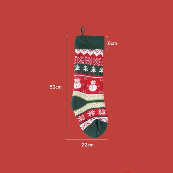 Stickade julstrumpor julklappspåsar - spot sales 3