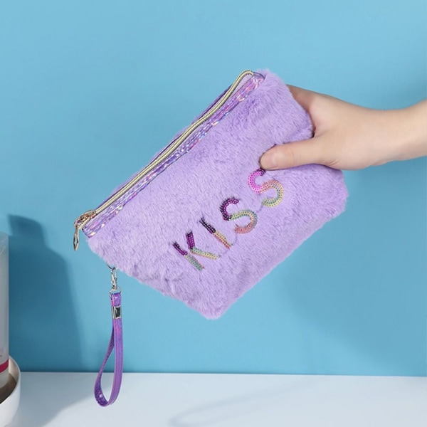 Makaron kosmetisk väska Sminkpåse ROSA - spot försäljning pink