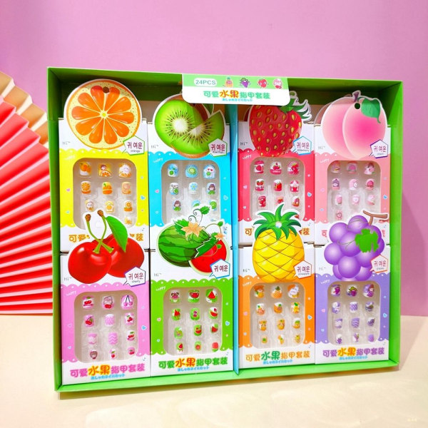 24kpl/laatikko Fruit Kids Snaps Kannettava ANANAS - tukki Pineapple