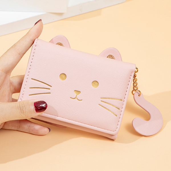 Wome Lady Wallet Zipper Wallet PINK - varastossa Pink