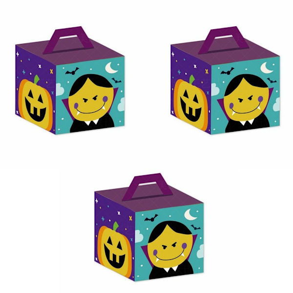3 st Halloween godislåda ärbar godislåda - stock B