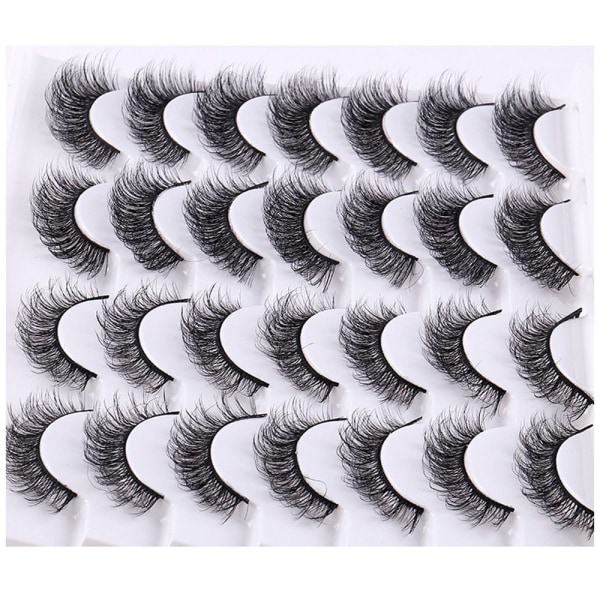 14 paria tekoripsiä Faux Mink Lashes - varastossa