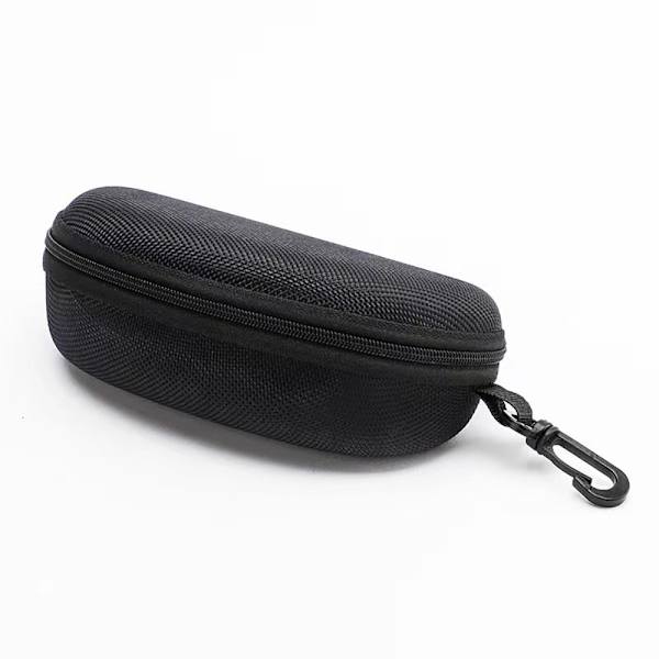Dragkedja Solglasögon Hard Case Glasögon Solglasögon Protector - on stock BLACK