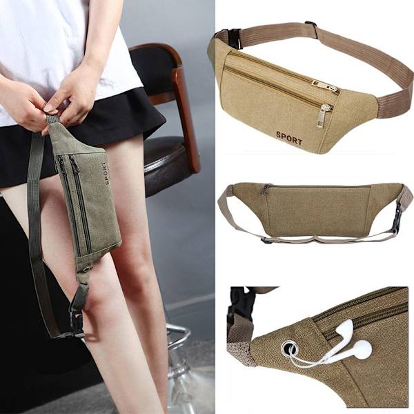 Midjepaket Fanny Pack KAFFE - spot försäljning coffee