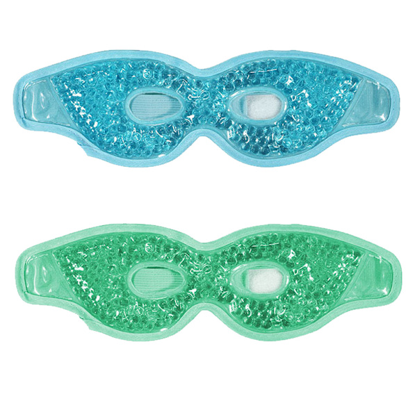 2ST Gel ögonmask Återanvändbar varm kall kompressöga, blå, grön - spot sales
