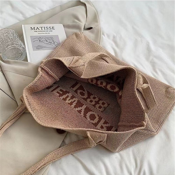 Tygväskor Axelväska BEIGE - high quality beige