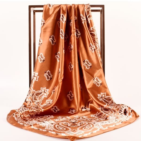 Muslim Shawls Silk Shawls WHITE - varastossa