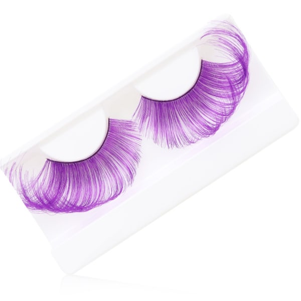 Färgade Fransar Ögonfransar LILA - spot försäljning purple
