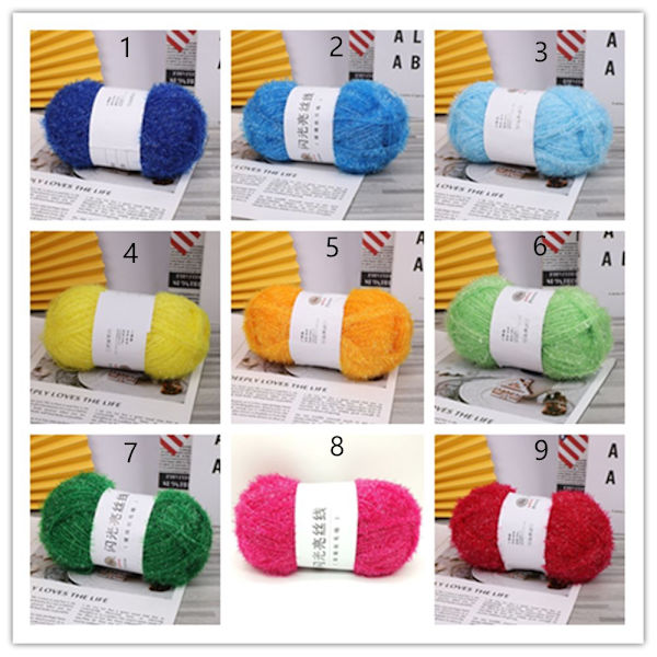 Stickat ullgarn 100g 2 - on stock