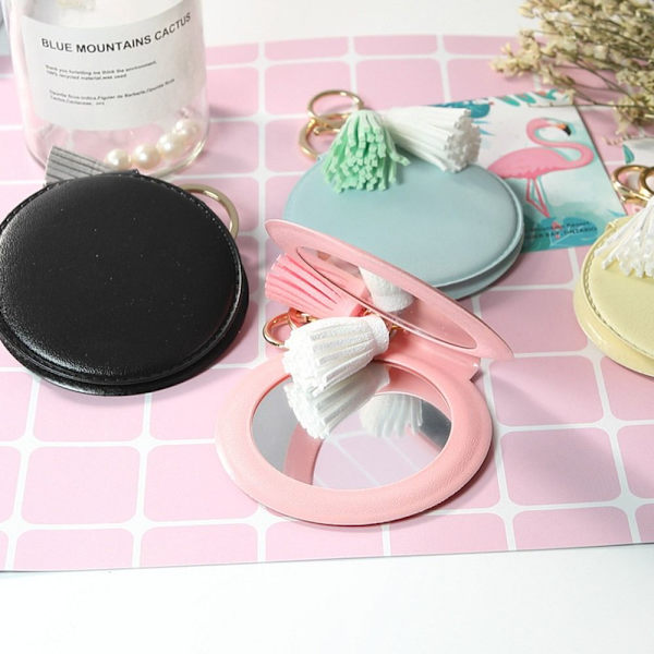2-Face Mirror Makeup Mirror KELTAINEN - spot-myynti yellow