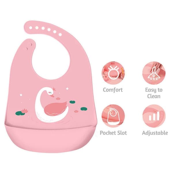 Baby Silikon Haklappar Barnförkläde EE - stock