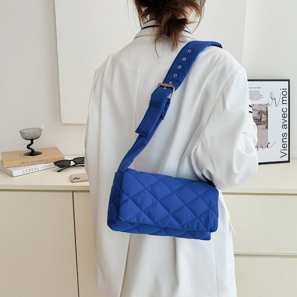 Axelväskor Puffy Handväskor VIT - stock white