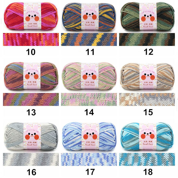 Bomullsgarn Mjölk Bomull - on stock