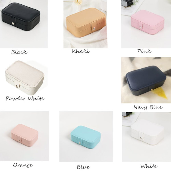 Smyckeskrin Örhängeboxar VIT - high quality White