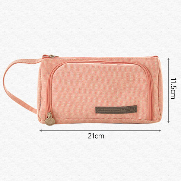 Suuri penaalikotelo Case Pouch Makeup Kosmetiikkalaukut Järjestäjä - varastossa Rutig 21x11.5cm