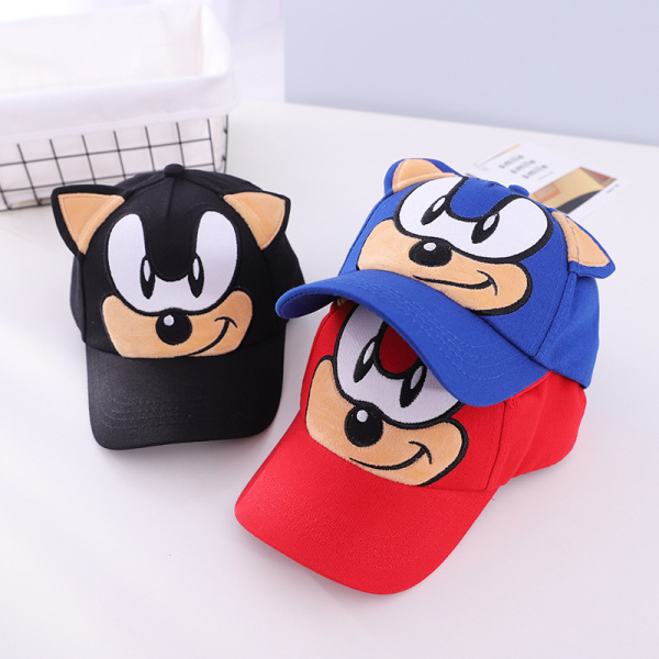 sonic cap röd - high quality red