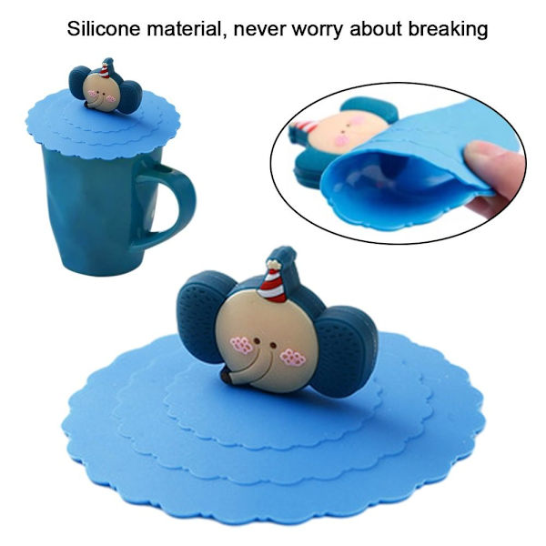 4st Locks Cup Elastiskt lock ELEPHANT - stock elephant