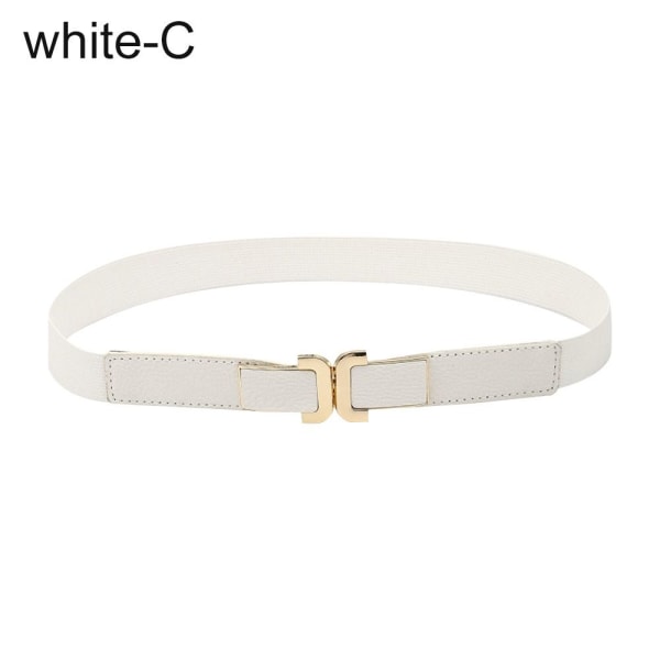 Elastiska bälten Midjerem VIT C - spot försäljning white C-C