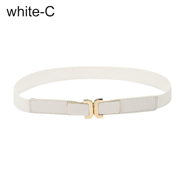 Joustavat vyöt Midjerem WHITE C - spot ale white C-C