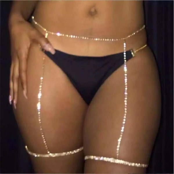 Useita kerroksia Jalat Body-ketju Reisiketju STYLE 2-GOLD - varastossa Style 2-Gold