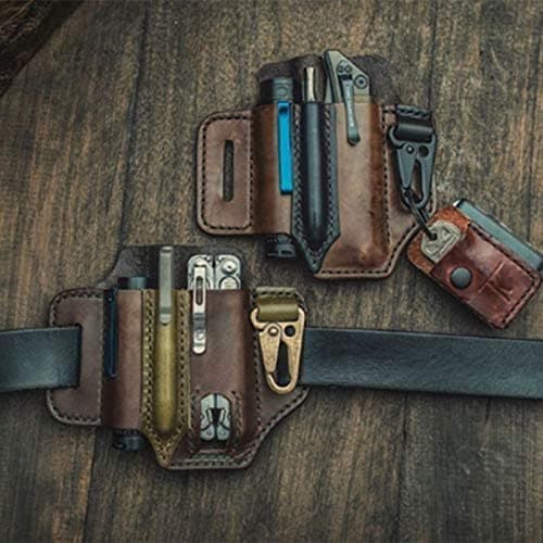Läderbälte Loop Midja Multitool Slida - high quality