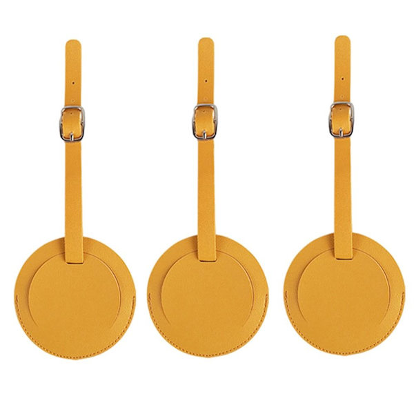 Resbagageetiketter Resväska Identifieringsetikett GUL - stock yellow