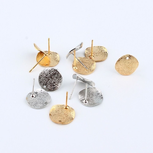 Alloy Stud Earrings Post Blank - varastossa