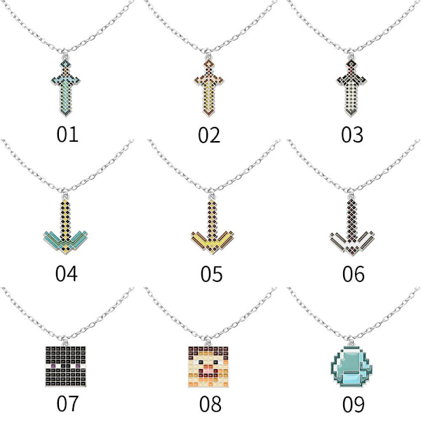 Minecraft Halsband Halshänge 02 - on stock