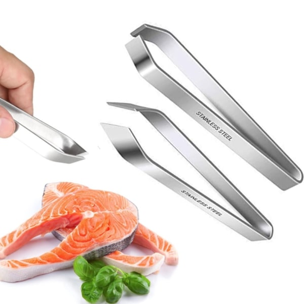 3 st Fiskbenspincett Platt pincett SLANT END - stock Slant End