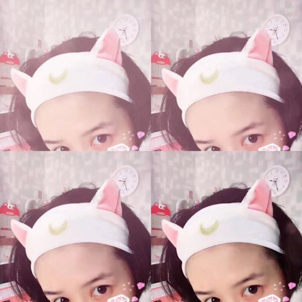 Moon Spa Headband Suihkupääpanta VALKOINEN - spot-ale White